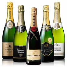 【５２％ＯＦＦ】超有名モエシャン＆高級辛口シャンパーニュ飲み比べ豪華５本セット　第６弾