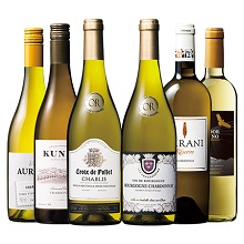 【３３％ＯＦＦ】金賞シャブリ＆高級産地カリフォルニア・ソノマ入り！世界のシャルドネ飲み比べ６本セット