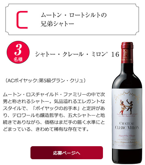 シャトー・クレール・ミロン’16