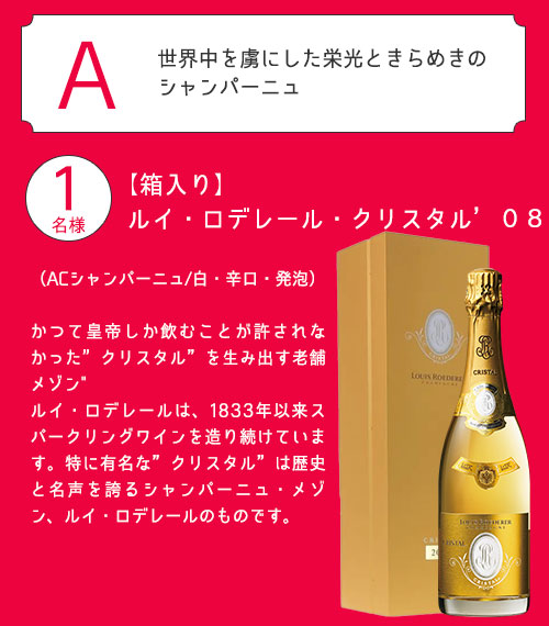 【箱入り】クリスタル・ルイ・ロデレール１４