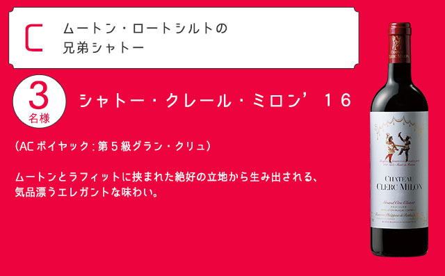 シャトー・クレール・ミロン１６