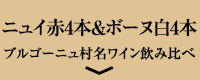 ニュイ赤4本＆ボーヌ白4本ブルゴーニュ村名ワイン飲み比べ
