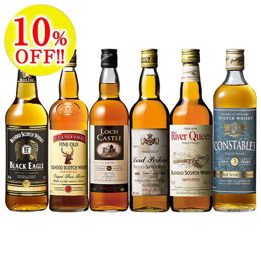 本場のウイスキー6種6本セット