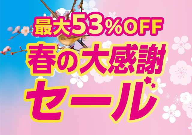 春の大感謝祭セール