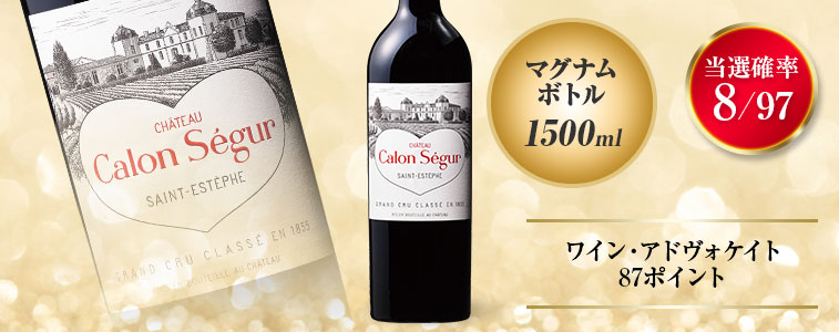 シャトー・カロン・セギュール’０７マグナム（ACサンテステフ：第3級グラン・クリュ／赤・フルボディ）