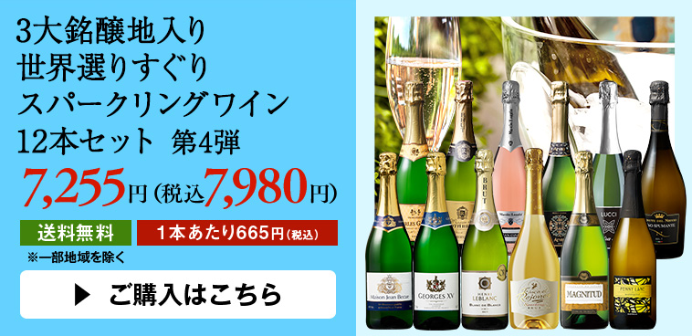 3大銘醸地入り世界選りすぐりスパークリングワイン12本セット