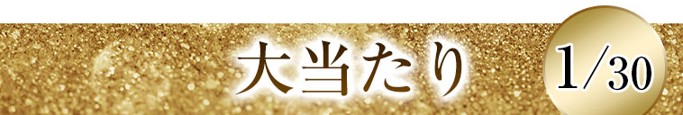 大当り　1/30