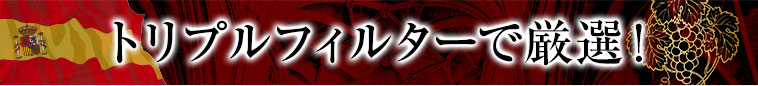 トリプルフィルターで厳選！