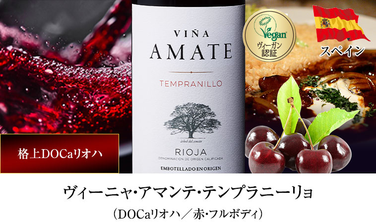 ヴィーニャ・アマンテ・テンプラニーリョ（DOCaリオハ／赤・フルボディ）