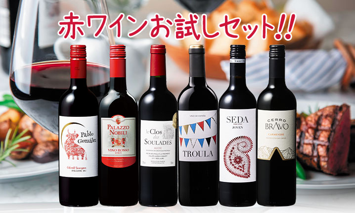 赤ワインお試しセット!!