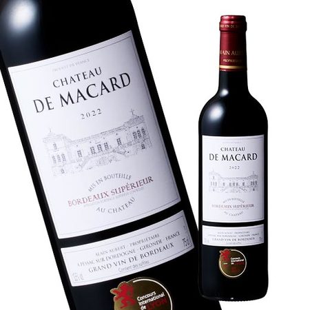シャトー・ド・マカール’２２（ＡＣボルドー・シュペリュール）（赤・ＦＢ）