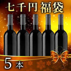【七千円福袋】ワインくじ5本