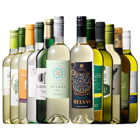 【５２％OFF】三大銘醸地＆金賞入り！世界の辛口白ワイン１２本セット　第６１弾