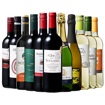 ３大銘醸地入り！世界の選りすぐり赤・白・スパークリングワイン飲み比べ１１本セット　第２２弾