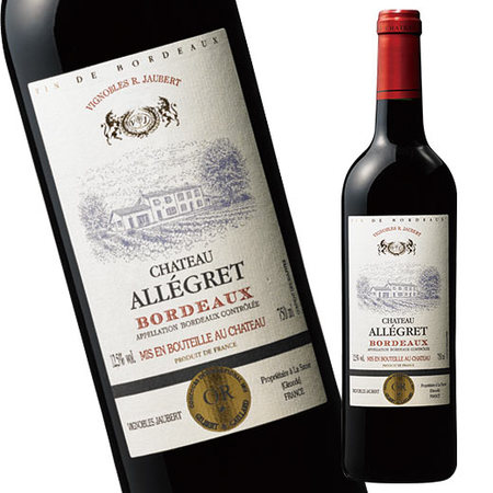 シャトー・アレグレ（ＡＣボルドー／赤・ＦＢ）７５０ｍｌ