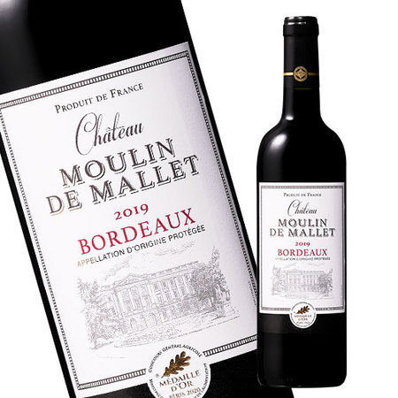 シャトー・ムーラン・ド・マレ’１９（ＡＣボルドー）（赤・ＦＢ）７５０ｍｌ