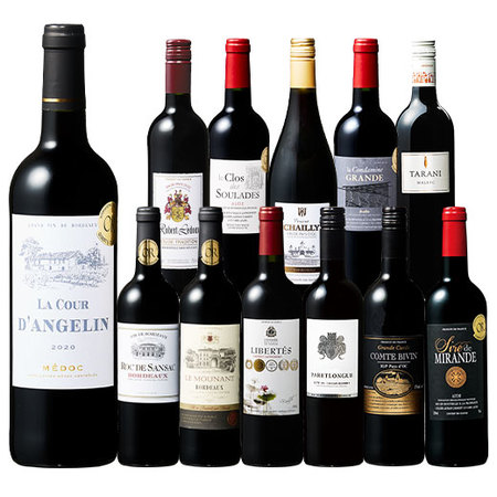 格上メドック＆５冠金賞入り!フランス金賞赤ワイン１２本セット　第１０１弾