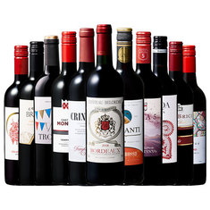 【特別送料無料】３大銘醸地入り！世界選りすぐり赤ワイン１１本セット　第２７１弾