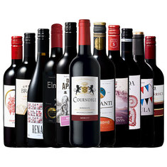 【特別送料無料】３大銘醸地入り！世界選りすぐり赤ワイン１１本セット第２７５弾