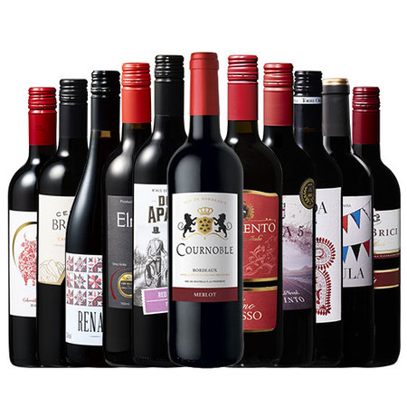 【特別送料無料】３大銘醸地入り！世界選りすぐり赤ワイン１１本セット　第２７６弾
