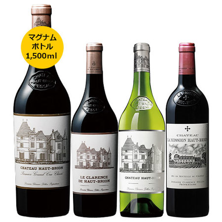 １０年熟成シャトー・オー・ブリオンマグナムボトル入り！オー・ブリオン赤白４本セット