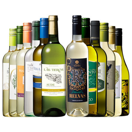 【４９％OFF】三大銘醸地＆金賞入り！世界の辛口白ワイン１２本セット第６５弾