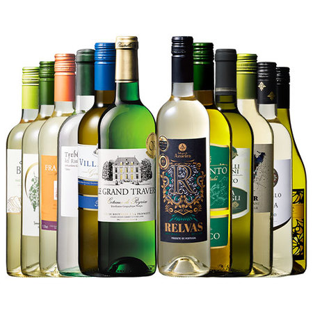 【４８％OFF】三大銘醸地＆金賞入り！世界の辛口白ワイン１２本セット第６６弾