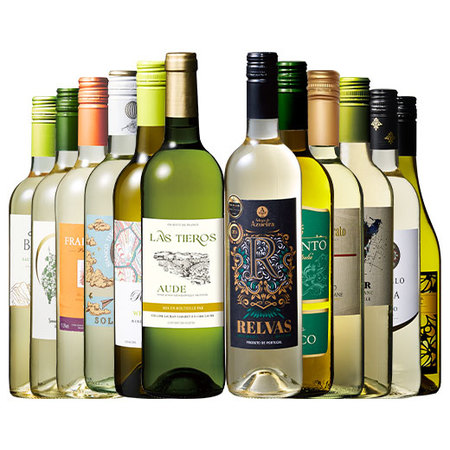 【50％OFF】三大銘醸地＆金賞入り！世界の辛口白ワイン１２本セット第６９弾