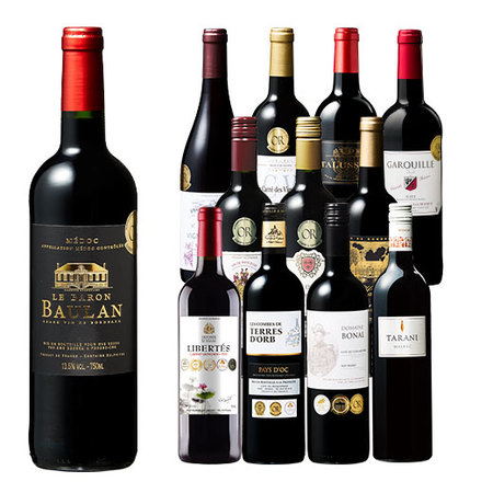 格上メドック・６冠金賞入り！フランス金賞赤ワイン１２本セット　第６６弾