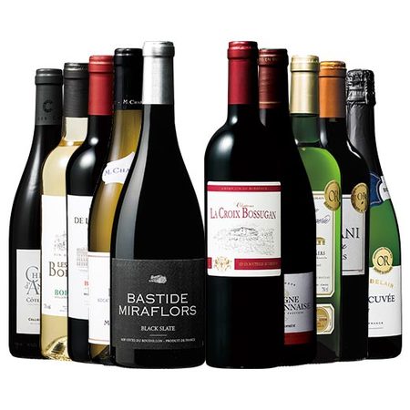 フランス各地を巡る！ボルドー＆ブルゴーニュ入り赤白泡フランス周遊１０本セット　第２弾