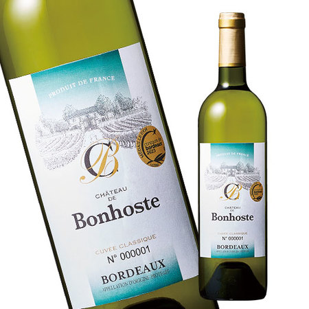 シャトー・ド・ボンホスト・キュヴェ・クラシック’２２（ＡＣボルドー）（白・辛口）