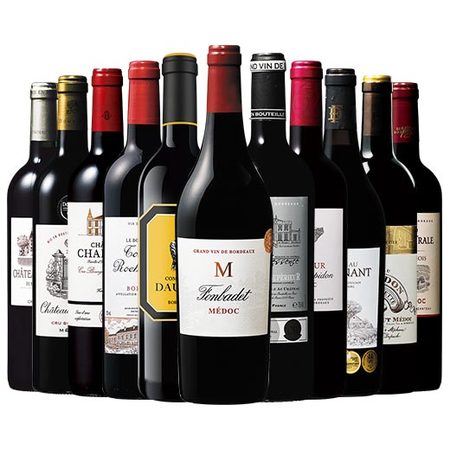 ボルドー樽熟成＆クリュ・ブルジョワ赤ワイン１１本セット　　