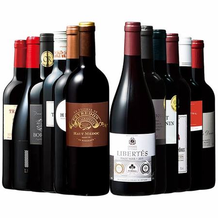 クリュ・ブルジョワ入り！フランス各地周遊赤ワイン１２本セット