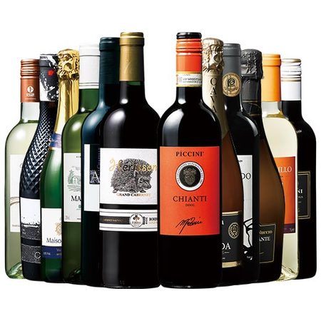 ソムリエ厳選！欧州三大銘醸国赤白スパークリング１２本セット