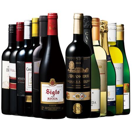 世界赤白スパークリングバラエティ１２本セット