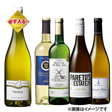 シャブリ入り！世界白ワイン５本福袋