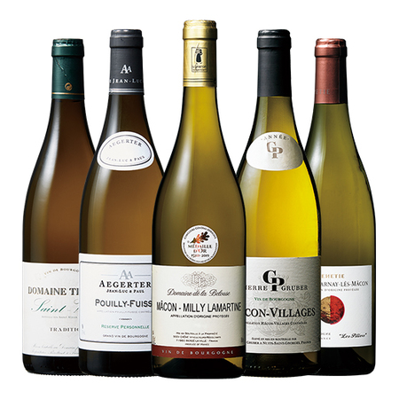 村名入り！マコネ飲み比べ白ワイン５本セット