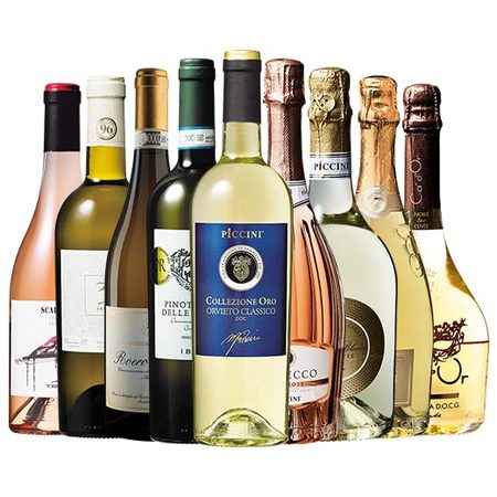 イタリア厳選白・ロゼ・スプマンテ９本セット