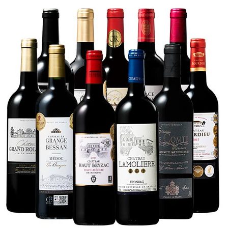 【４５％ＯＦＦ】格上メドッククリュ・ブルジョワ＆ボルドー当たり年入り！最強級赤１１本セット