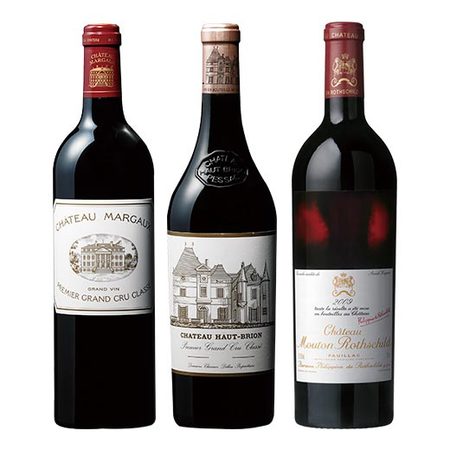 ボルドー１級シャトー歴代グレートヴィンテージ飲み比べ３本セット