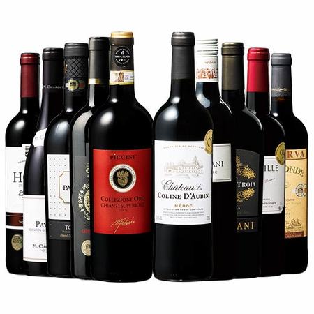 樽熟入り！欧州フルボディ赤ワイン１０本セット