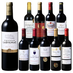 クリュ・ブルジョワ入り！冬に飲みたい！ボルドー赤ワイン１０本セット