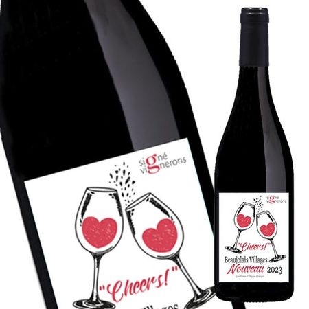 ボジョレー・ヴィラージュ・ヌーヴォー’２３シーニュ・ヴィニュロン（ＡＣボジョレー／赤）