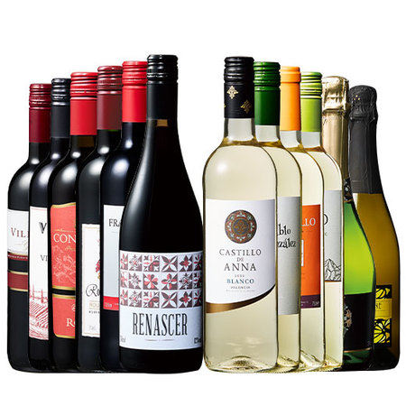 ３大銘醸地入り！世界の選りすぐり赤・白・スパークリングワイン飲み比べ１２本セット 第26弾