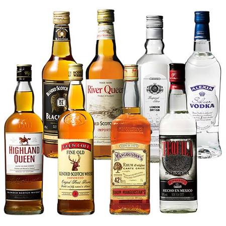 お気に入りの１本が見つかる！スピリッツ飲み比べ８本セット