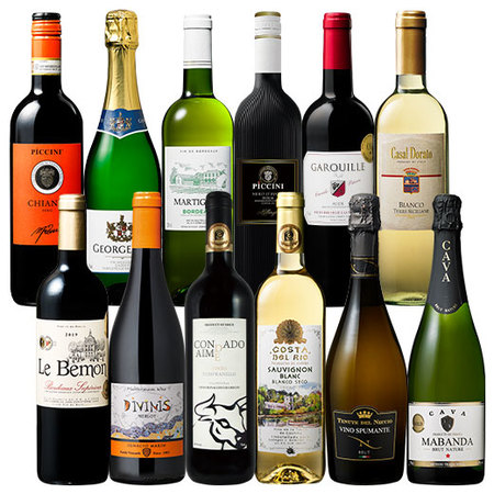 ３大銘醸国赤・白・泡１２本セット