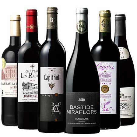 フランス格上赤ワイン飲み比べ６本セット　第１１弾