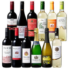 ３大銘醸地入り！世界の選りすぐり赤・白・スパークリングワイン飲み比べ１2本セット 第30弾