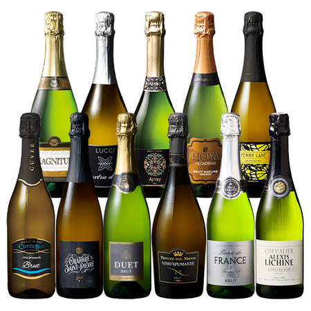 ３大銘醸地入り 世界選りすぐりスパークリングワイン１１本セット　第４３弾