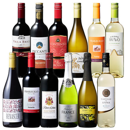 ３大銘醸地入り！世界の選りすぐり赤・白・スパークリングワイン飲み比べ１2本セット　第32弾